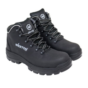 BOTA DE SEGURIDAD INDUSTRIAL DIELECTRICA NEGRA WESTON #25