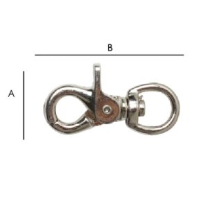 BANDOLA GATILLO NIQUELADO 1/2"  (Precio X Pieza - Empaque C/ 1pz)