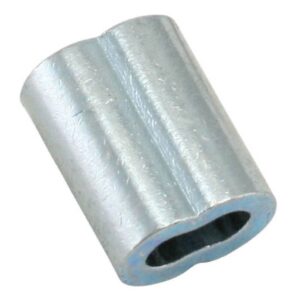 CASQUILLO DE ALUMINIO DOBLE 1/16" (Precio X Pieza - Empaque C/50 pzs)