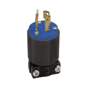 CLAVIJA COLGANTE MEDIA VUELTA 2 POLOS 3 HILOS 15A 250V NEMA L5-15 8830505
