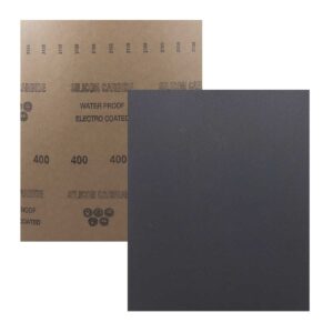 HOJA DE LIJA DE AGUA CARBURO SILICIO 9" x 11" G500 (Precio x pieza - Empaque c/100 pzas)