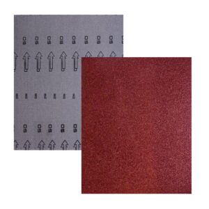HOJA DE LIJA RESPALDO DE TELA OXIDO DE ALUMINIO 9" X 11" G050(Precio x pieza - Empaque c/25 pzas)