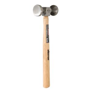 MARTILLO PULIDO HOJALATERO PUNTA PLANA MANGO 13" DE MADERA DURA 11 OZ