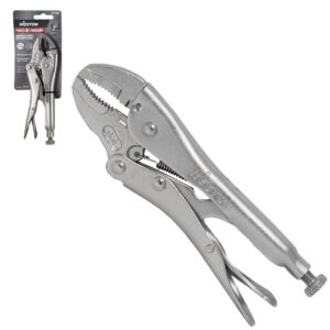 PINZA DE PRESION C/MORDAZA CURVA CRV C/CORTA CABLE 7'' (7WR) (CAJA C/6 PZAS - PRECIO X PIEZA)
