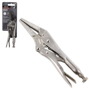 PINZA DE PRESION PUNTA LARGA C/CORTA CABLE 6'' (6LN) (CAJA C/6 PZAS - PRECIO X PIEZA)