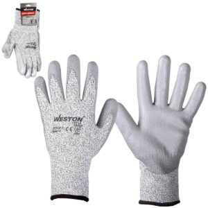 GUANTE ANTICORTE WESTON NIVEL 5 TALLA 8 (Precio x par - Empaque c/10 pares)